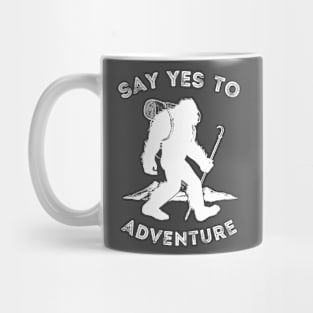 Sasquatch Yes to Adventure - White Mug